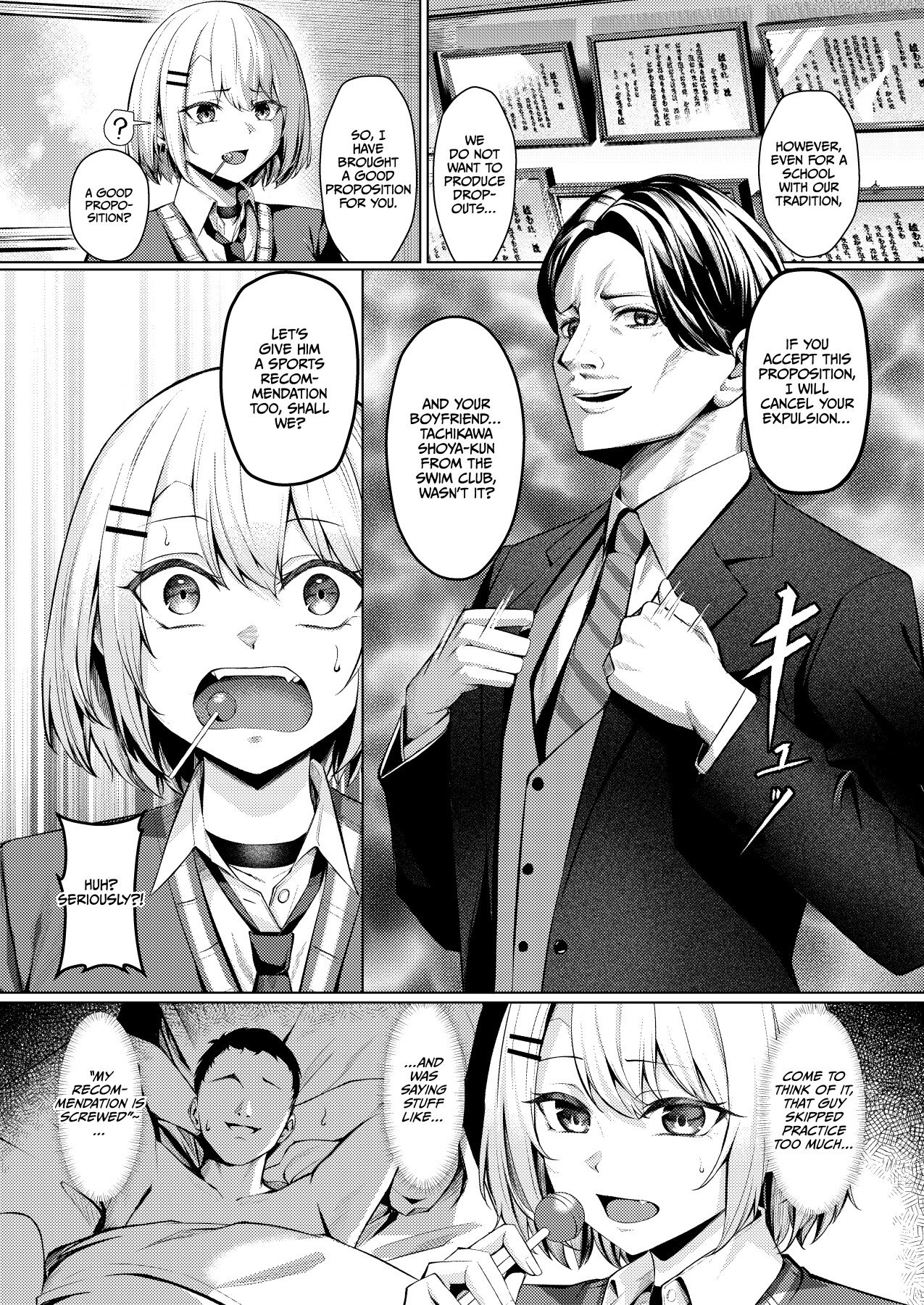 Hentai Manga Comic-The Story of a Delinquent Girl Getting Stolen Away and Becoming Captive to a Massive Cock-Read-4